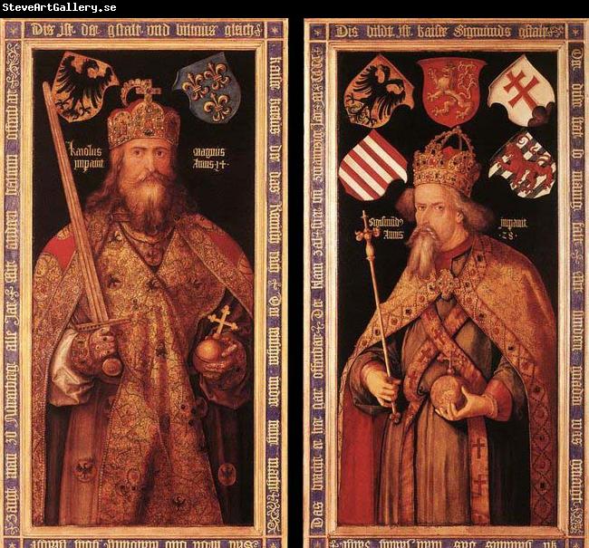 Albrecht Durer Emperor Charlemagne and Emperor Sigismund